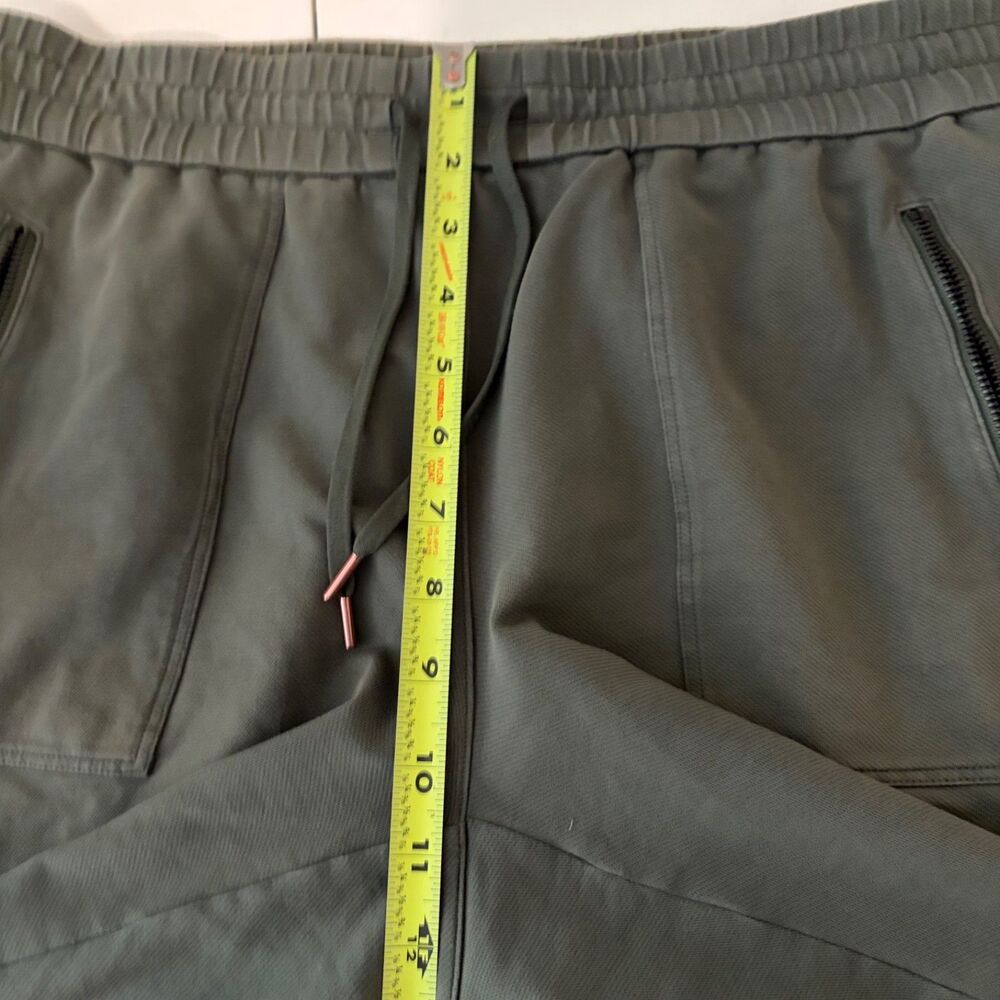 Calia Shorts Women's Medium Green Drawstring 7.5" Inseam Athletic Heavyweight - Picture 7 of 8
